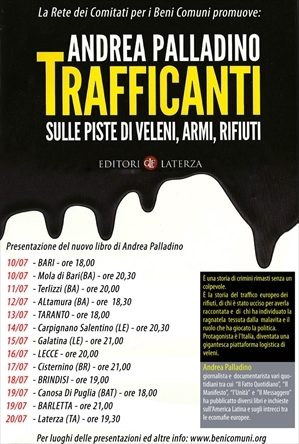 La copertina del libro di Andrea Palladino