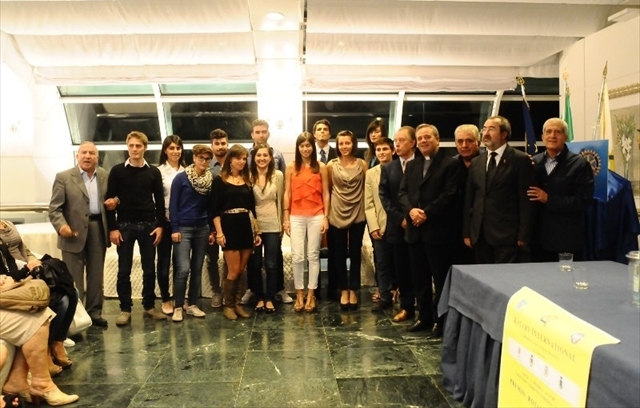I vincitori del premio scuola del Rotary Club