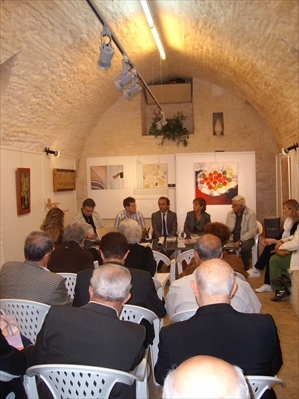 Un momento della presentazione di "Mal'Aria"
