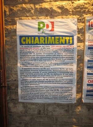 Manifesto PD Terlizzi