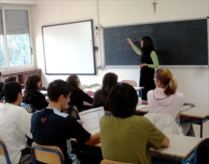 Studenti a scuola
