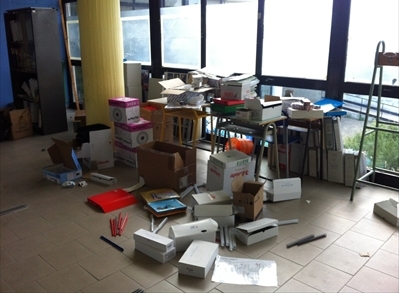 Atti di vandalismo e saccheggio al Liceo Fiore di Terlizzi