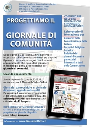 Locandina laboratorio diocesano giornalismo