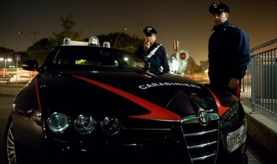 I Carabinieri durante un controllo