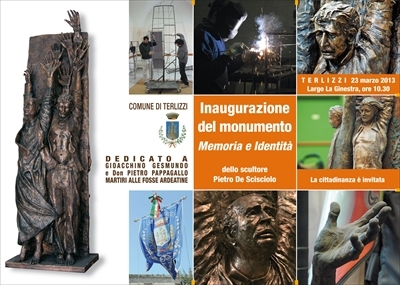 Manifesto inaugurazione monumento