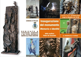 Manifesto inaugurazione monumento