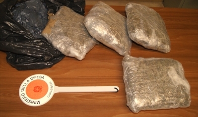 La droga sequestrata
