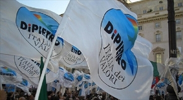 Idv Italia dei Valori bandiere