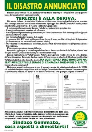 Il manifesto dei Verdi