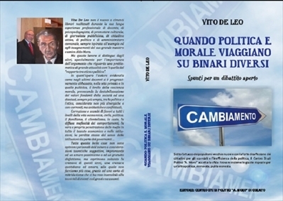 La copertina del libro di Vito De Leo