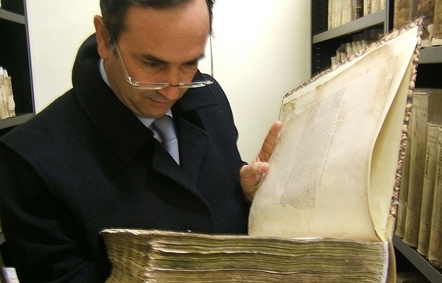 Il rettore dell'Università di Foggia Giuliano Volpe