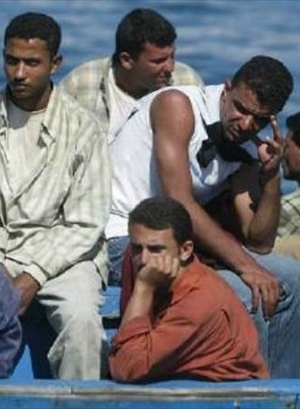 Un gruppo di migranti