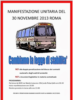 protesta per la scuola