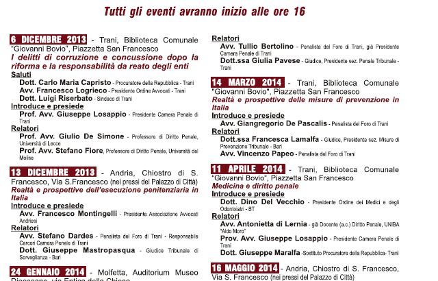 calendario appuntamenti
