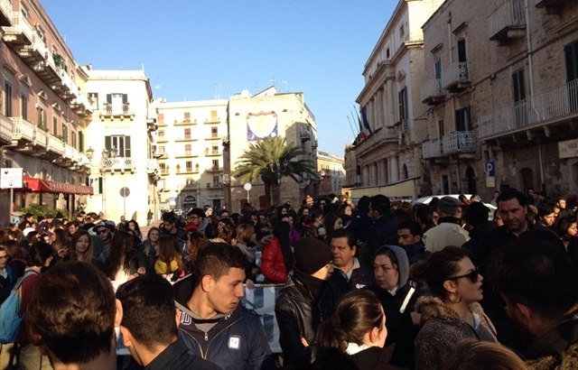protesta in piazza