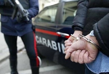 Arresto ad opera dei Carabinieri