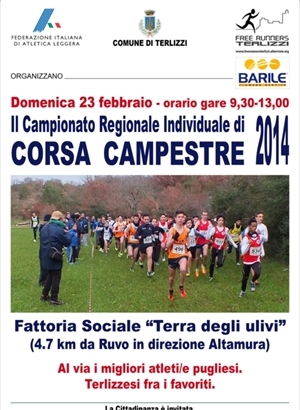 Manifesto "Campionati Regionali Corsa Campestre 2014"