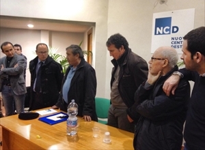 Una fase dell'inaugurazione del Ncd di Terlizzi