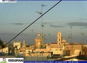 Un immagine ripresa dalla Meteocam