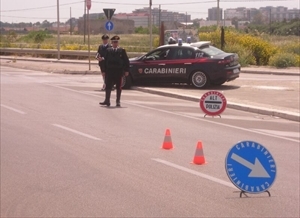 Posto di controllo Carabinieri