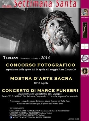 Locandina programma Settimana Santa