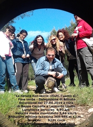 Un gruppo di escursionisti