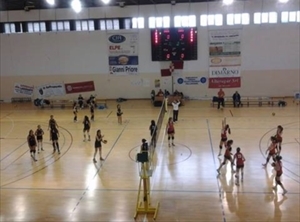 La fase del riscaldamento del pre gara della semifinale