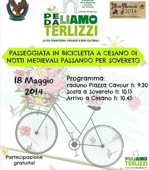 La locandina di "Pedaliamo Terlizzi"