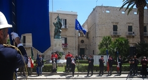 Il momento del discorso del Sindaco