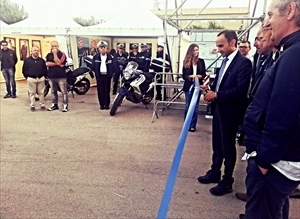 Il taglio del nastro inaugurale dell'Expo Terlizzi