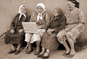 anziani al computer