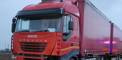 Un tir di trasporto merci