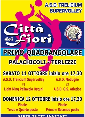 Super Pallavolo, si alza il sipario al palasport con il primo quadrangolare “Città dei fiori”