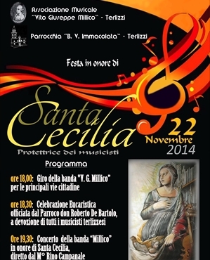 Festa in onore di Santa Cecilia patrona dei musicisti