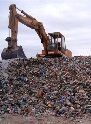 Una discarica