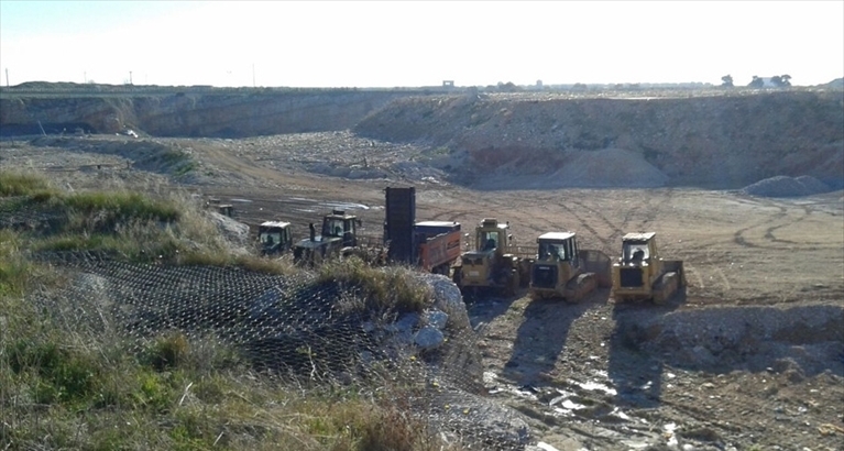 La discarica Amiu di Trani