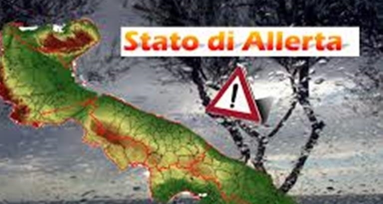 stato di allerta in puglia