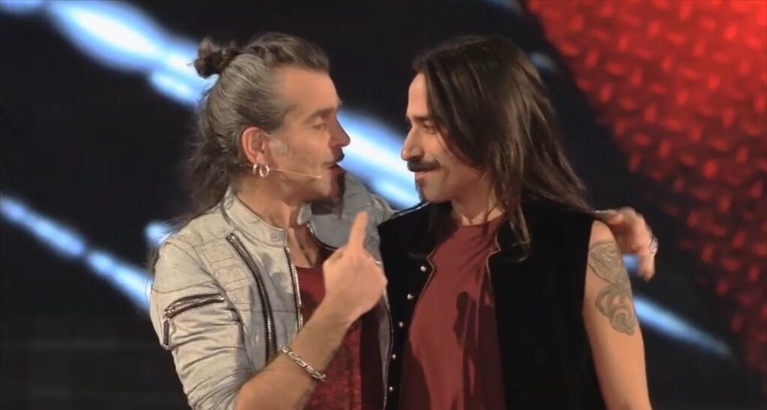 Piero Pelù e Angelo Bilanzuolo a "The Voice"