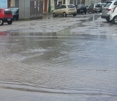 Allagamenti in Via Stazione e Via San Vincenzo de Paoli