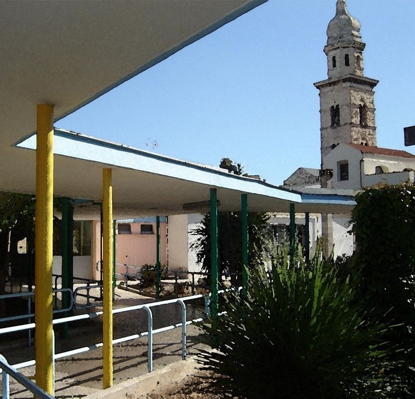 il cortile della "don bosco"