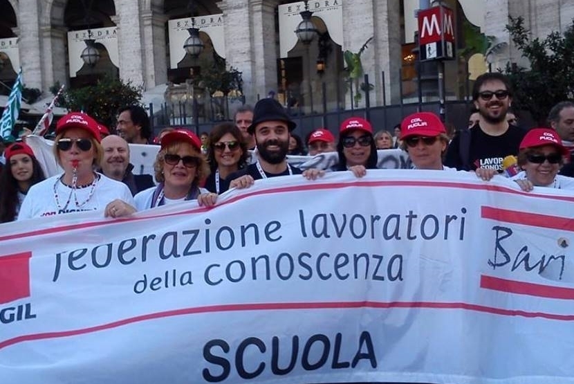 rappresentanti della flc-cgil