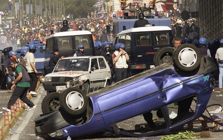un'immagine del g8 di genova