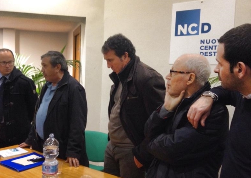 Una fase dell'inaugurazione del Ncd di Terlizzi