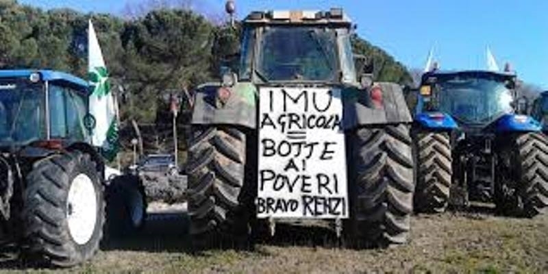 proteste contro l'imu agricola