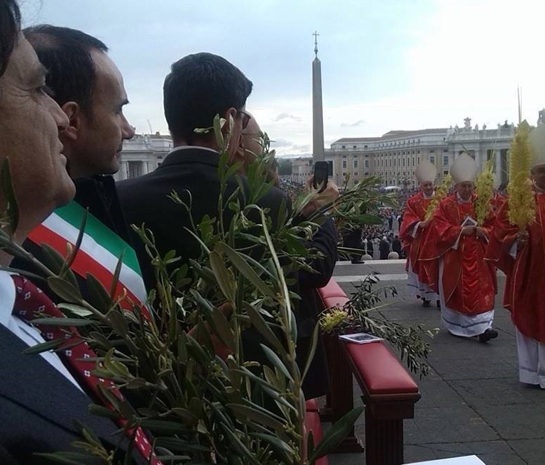 la delegazione terlizzese alla domenica delle palme