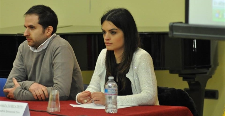 Un momento della presentazione di "Spinazzola Live".