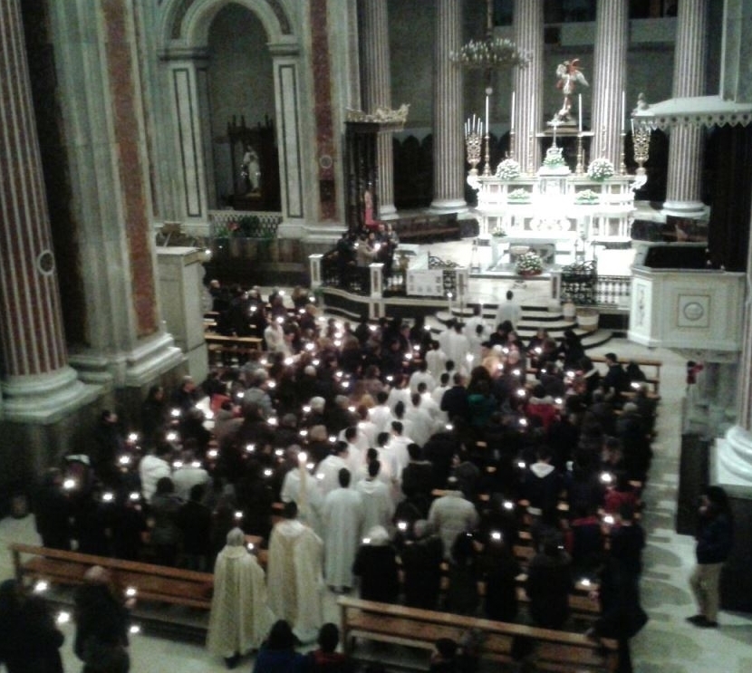 la messa di Pasqua in Cattedrala