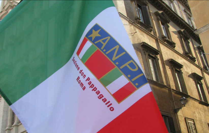 la bandiera dell'anpi