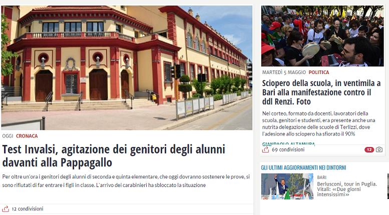 la nuova veste grafica
