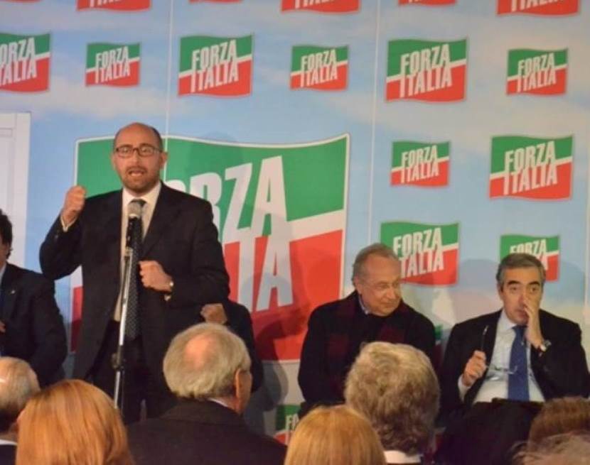 comizio forza italia